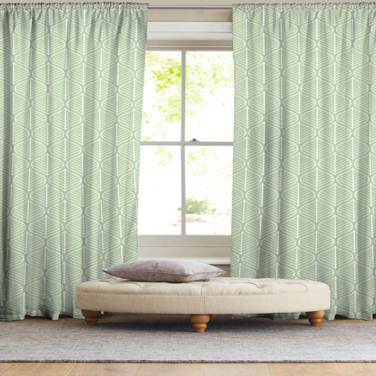 Frond Lined Curtain