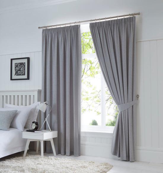 Soft Grey-Black Out Curtain